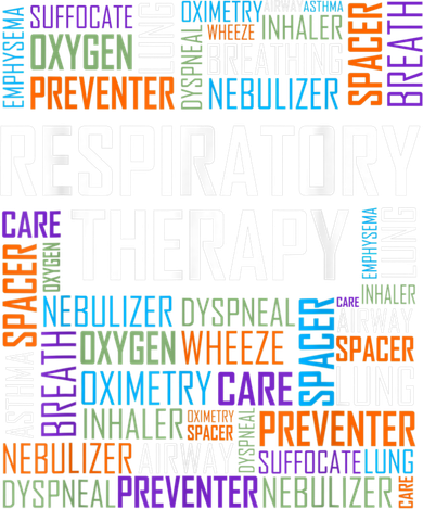 Respiratory Therapist Words Therapy Care Week Kids T-Shirt