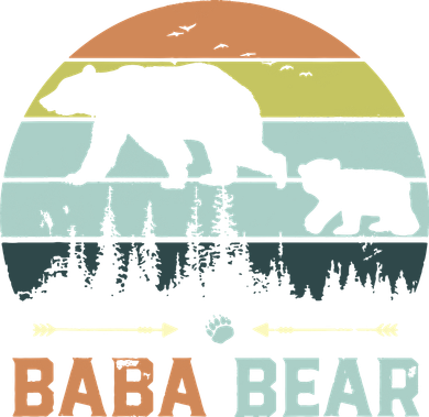 Retro Vintage Baba Bear Women's Tank Top