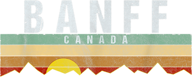 Retro Vintage Banff Canada Kids T-Shirt