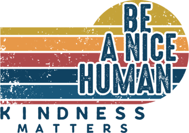 Retro Vintage Be A Nice Human Kindness Matters Giftbe Kind Gift Button