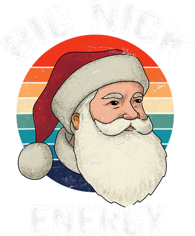 Retro Vintage Big Nick Energy Santa Bucket Hat