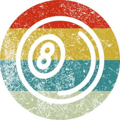 Retro Vintage Billiards Button