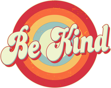 Retro Vintage Be Kind Button