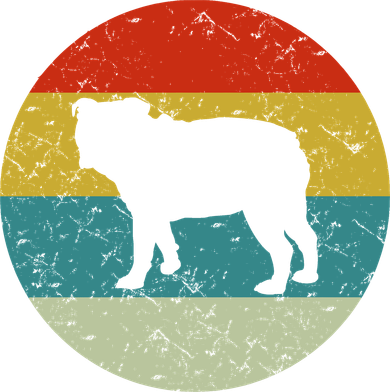 Retro Vintage Bulldog Kids T-Shirt