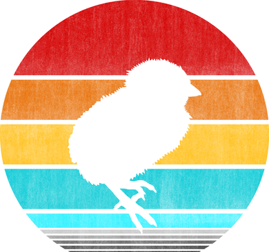 Retro Vintage Chick Button