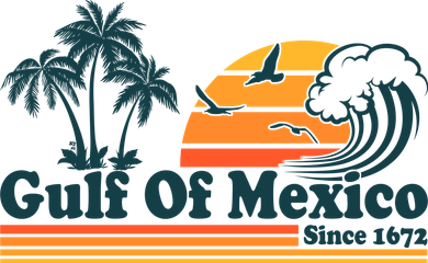 Retro Vintage Gulf Of Mexico Since 1672 Toddler T-Shirt