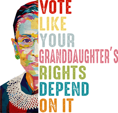 Rbg Vote Like Your Granddaughter’S Rights Feminist Baby Bodysuit