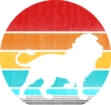 Retro Vintage Lion Doggie Tank