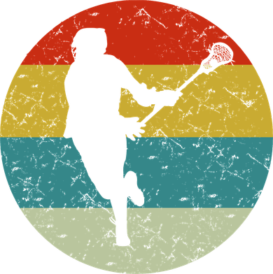 Retro Vintage Lacrosse Long Sleeve Shirt