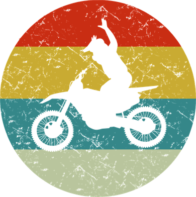 Retro Vintage Motorbike Kids T-Shirt