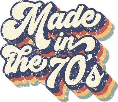 Retro Vintage Made In The 70s 1970s Born Birthday Day Gift Doddie Hoodie