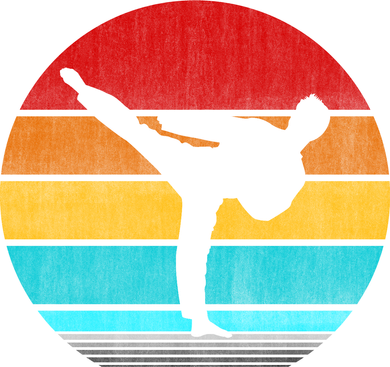 Retro Vintage Taekwondo Toddler Hoodie