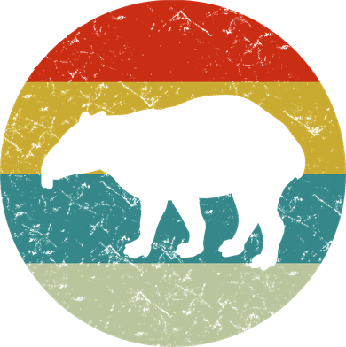 Retro Vintage Tapir Tumbler