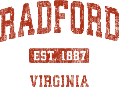 Radford Virginia Va Vintage Athletic Sports Design Mousepad