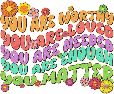 Retro Vintage You Are Worthy You Matter Mousepad