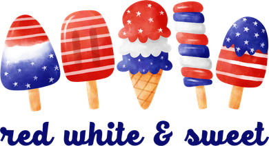 Red White And Sweet 4th Of July Women's Hoodie