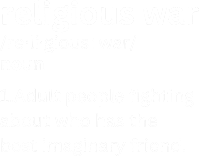 Religious War Definition Aldult People Fighting Funny Jesus Coaster