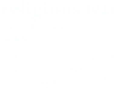Religious War Definition Aldult People Fighting Funny Jesus Ornament