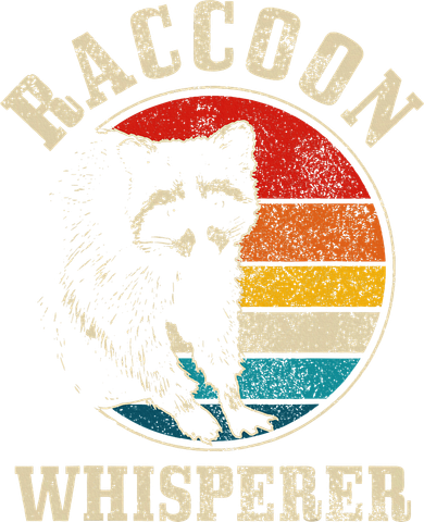 Raccoon Whisperer Retro Raccoon S.T.R.E.Et Cat Beanie