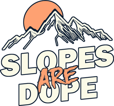 Slopes Are Dope Funny Skiing Visor