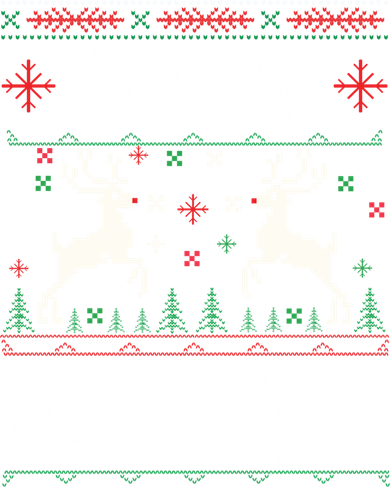Sleigh All Day Ugly Christmas Sweater Reindeer Holiday Gift Toddler Long Sleeve