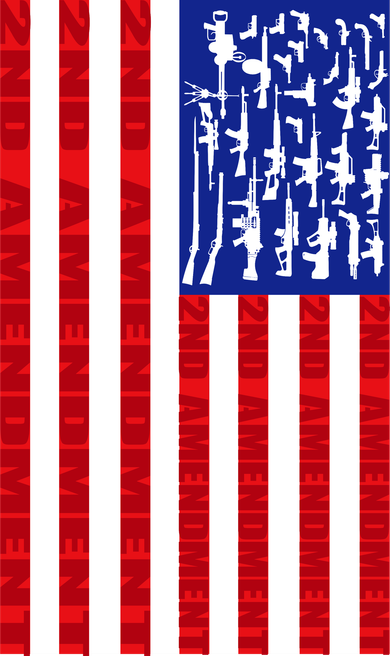 2nd Amendment Flag Kids Long Sleeve Shirt