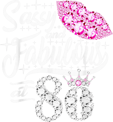 Sassy and fabulous at 80 Years Old 80th Birthday crown lips Tank Top