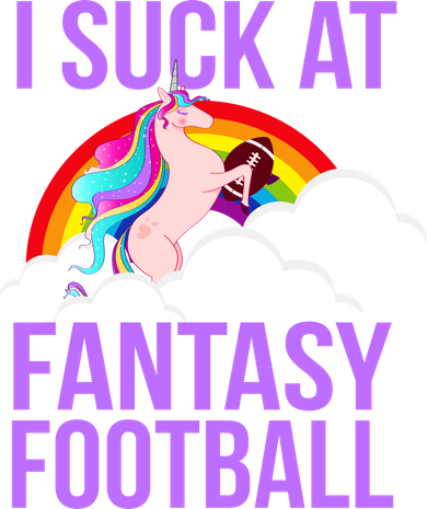 I Suck At Fantasy Football Unicorn Tumbler