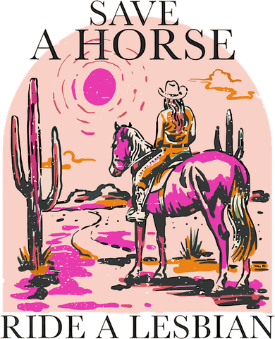 Save A Horse Ride A Lesbian Cowboy Lgbtq Western Retro Tumbler