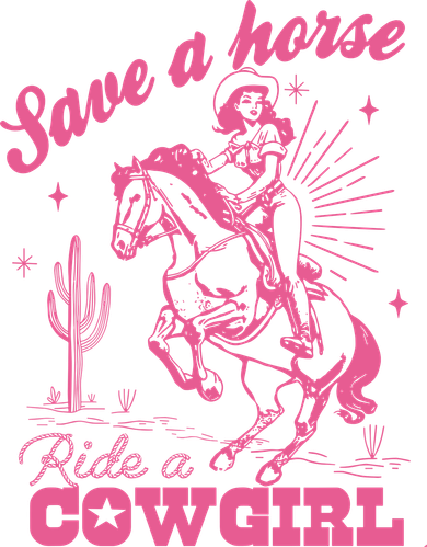 Save A Horse Ride A Cowgirl Mousepad