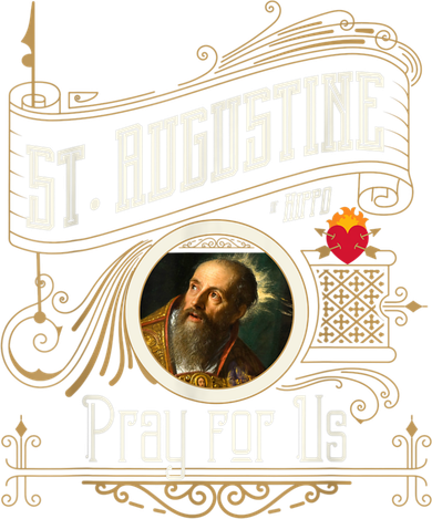 St. Augustine Of Hippo Pray For Us City God Catholic Toddler Hoodie