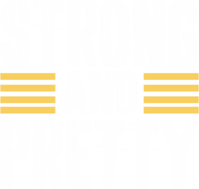 Strong And Pretty Funny Fitness Gym Gift Coaster