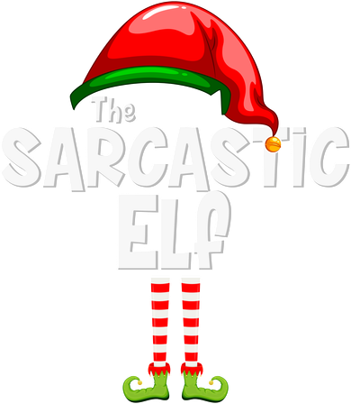The Sarcastic Elf Matching Christmas Ornament