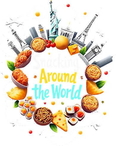 Snacking Around The World Fast Food Travel Women's Tank Top