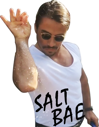 Salt Bae Funny Photo Meme Women's Sweatshirt