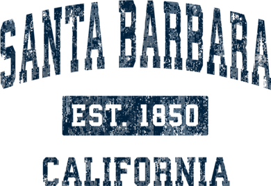 Santa Barbara California Ca Vintage Sports Toddler T-Shirt