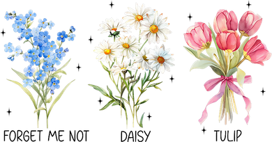 Subtle Boho Flowers Anti Trumpp  Polo