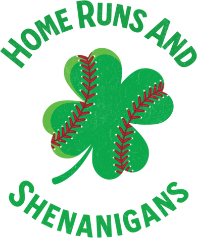Shamrock Baseball St PaddyS Day Fun Design Gift Coaster