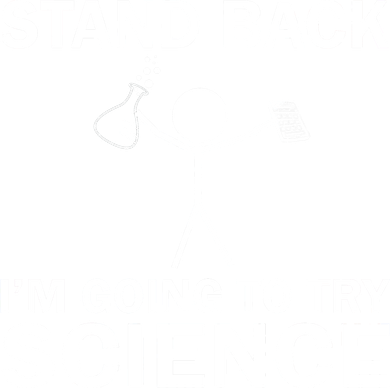 Stand Back I'm Going To Try Science Women's Dry Zone Grid Polo