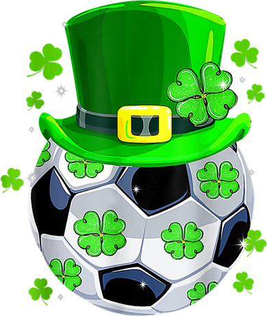 Soccer Ball Shamrock Funny Irish St Patrick Day Women's Tank Top