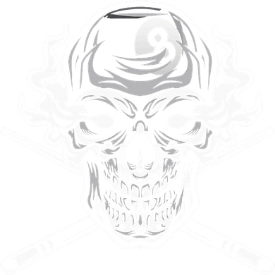Skull Billiards Snooker Billiard 8 Ball Player Cue Sports Toddler Long Sleeve