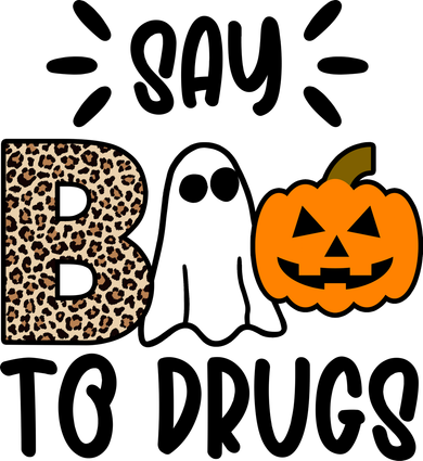 Say Boo To Drugs Awareness Halloween Women's Dry Zone Grid Polo