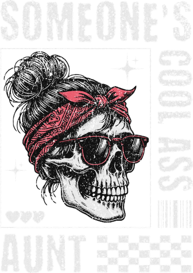 SomeoneS Cool Ass Aunt Funny Skeleton Hat