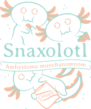 Snaxolotl Cute Axolotl Chips Women's Tank Top