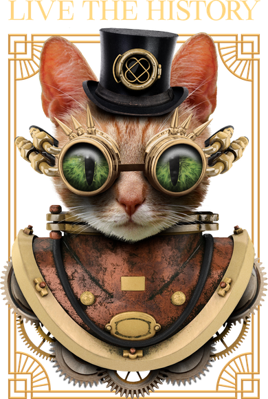 Steampunk Cat Animal Bizarre Toddler T-Shirt