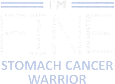 Stomach Cancer Awareness I´M Fine Periwinkle Ribbon Fighter Santa Hat