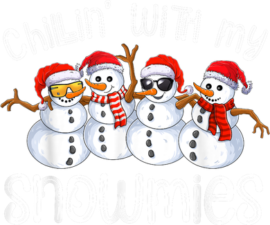 Snowman Christmas Chillin With My Snowmies Ugly Gift Coffee Mug
