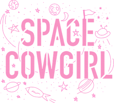 Space Cowgirl Cow Girl 70s Disco Preppy  Backpack
