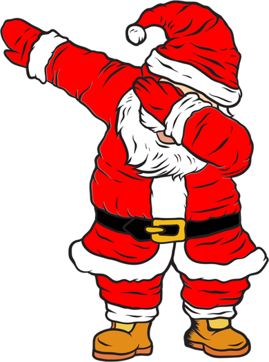 Santa Claus For Xmas Gift Christmas Gift Dab Dabbing Santa Gift Women's Long Sleeve Shirt
