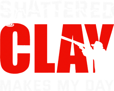 Shattered Clay Makes My Day Trap Skeet Shooting Clay Pigeon Coaster